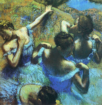 The Blue Dancers Edgar Degas